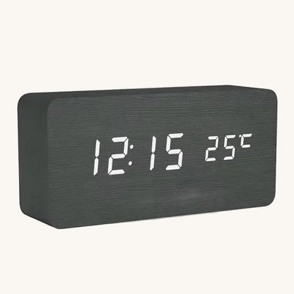 Veilleuse adulte réveil bois LED – ChronoBois