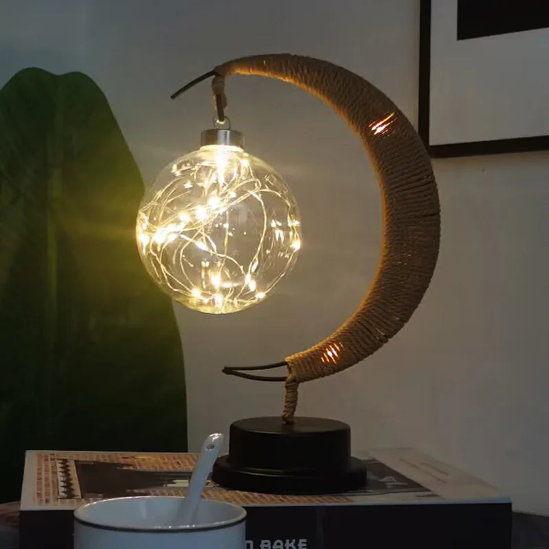 Veilleuse adulte lune tactile lumière chaude – SelenyaLune